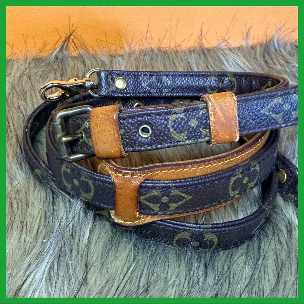 Louis Vuitton Brown Vintage Monogram strap - Picture 3 of 10